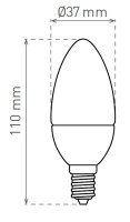 LED CANDLE C37 E14 7,5W/60W NW