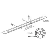 LED pásek LCOB 14W/M 12IP65-CCT KANLUX 38912