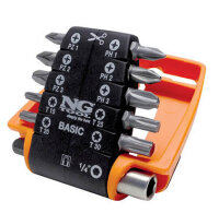 Sada bitů BitClip kombinovaná sada - 11-dílů N.G. ELEKTRO NS 14812000