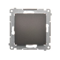 Přepínač střídavý, řazení 6, 10AX, 250V~ hnědá matná metalizované DW6.01/X/46