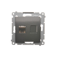 D61E.01/48 Jednonásobná počítačová zásuv