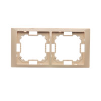 Rámeček 2-násobný Neos, Béžový KONTAKT SIMON BMRC2/12