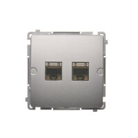 BM62E.01/43 dvojitá počítačová zásuvka R