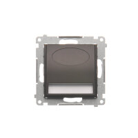 LED osvětlení (přístroj) 230V,1.1 W, 5900 K, hnědá matná metalizované DOSA.01/46