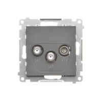 TASK2.01/116 Zásuvka anténní SAT+SAT+RTV