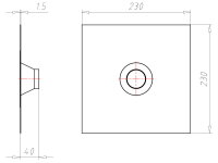 Manžeta pro trubky průměr 42-55 mm KAISER 9059-51