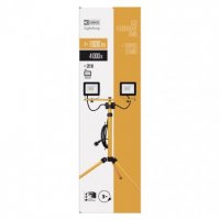 LED reflektor HOBBY SLIM, 2x 20,5W + trojnožka, žlutý, neutrální bílá