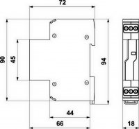 DP-024-25 přepěťová ochrana napájení do 24 V DC SALTEK A06097