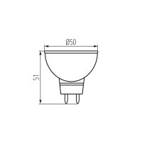 LED světelný zdroj TOMI LED5W MR16-CW 22705 Kanlux