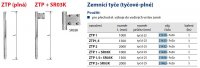 Zemnící tyč ZTP 2 + SR 03 K (plná pr. 25 mm) Kovoblesk 21463