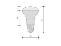 LED REFLECTOR DELUXE světelný zdroj E27 8W, teplá bílá PANLUX PN65106020
