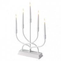 5LED CANDLE ST. MET. 2AA T WW
