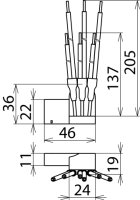 Svodič přepětí DEHNflex D pro elektroinstalace 924395