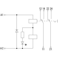 Reléový modul DRIKIT 24VDC 2CO LD/PB WEIDMÜLLER 2476890000