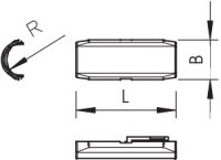 OBO 2953 M M16 RW Quick-Pipe spojka, M16, čistě bílá Polyvinylchlorid, PVC