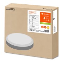 LEDVANCE SURFACE SLIM IK10 RD 260 SENSOR 26W 830 WT IP65