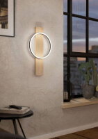 Nástěnné svítidlo BOYAL LED černá/dub 1X12W IP20 EGLO 901715