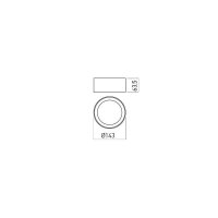 XBOARD CEILING FITTING 18W 220-240V AC 4