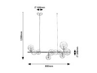 Aslov zlatá G9 10x MAX 28W IP20 lm