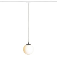 LUNA 20 pro jednookr. lištu opálové sklo/chrom 230V E27 15W RENDL R13964