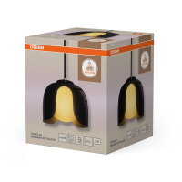 Decor Corolle Pendant E27 Black OSRAM 4058075849105