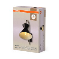 Decor Waist Wall E27 Black OSRAM 4058075846784
