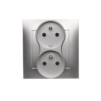 DGZ2TZ/43 Zásuvka dvojnásobná s uzemnění