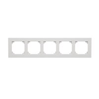Rámeček 5 násobný světle šedá matná KONTAKT SIMON TR5/114