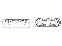 Krabice bezhal.ová vzduchotěsná O-range ECON 68/3, do dutých stěn KAISER 9253-78
