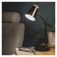 LED stolní lampa TARA, černá EMOS Z7641B