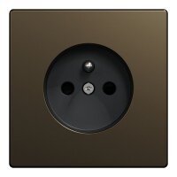 Zásuvka Merten D-Life 250V/16A bezšroubová kov Mocca SCHNEIDER MTN2500-6052