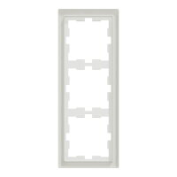 Rámeček Merten D-Life sklo trojnásobný, Crystal white, Sklo MEG4030-6520