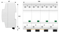 Přepěťová ochrana DACN1-25VGS-40-440 Typ 1+2+3, CITEL 29224022