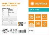 LED panel COMPACT 1200 26W 840 LEDVANCE 4099854735165