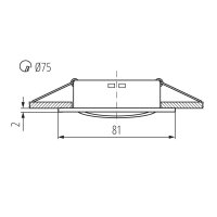 Podhledové bodové svítidlo NAVI CTX-DT10-B KANLUX 25991