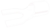 Neizolovaná vidlice Cu 0,5-1/4 mm (100 ks) CIMCO 180522