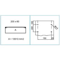TA-EN 200X60G 01839 TA-EN 200X60G CAN.PAR.P.CAVI IBOCO B01839