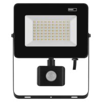 LED reflektor SIMPO s pohybovým čidlem, 50W, černý, neutrální bílá EMOS ZS2342
