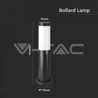 E27 Bollard Lamp 45cm Stainless Steel Bo