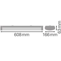 LINEAR SURFACE IP44 ZIGBEE 18W 840 WT IP44 LEDVANCE 4099854515033