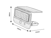 FLAXTON LED 7W IP54 černá RABALUX 77040