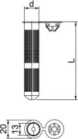 OBO VMU-SH 16x85 Plastová dutinka