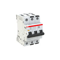 S303P-K16 3 fázový jistič 16 A char. K 25kA ABB 2CDS383001R0467
