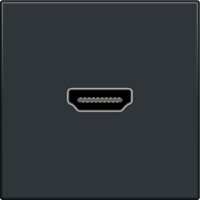 Zásuvka HDMI-HDMI ANTHR. NIKO 122-69417