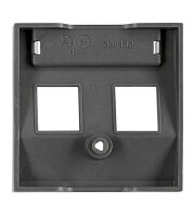 Kryt datové zásuvky 2x RJ45, antracit SCHRACK EV114304--