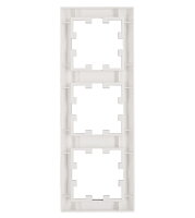 Krycí rámeček 3násobný, bílý SCHRACK EV105303--