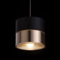 JUNIPER závěsná stahovatelná černá/zlatá  230V LED 15W 30°  3000K RENDL R14219