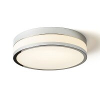 CIRA LED 35 stropní opálové sklo/chrom 230V LED 24W IP44 3000K RENDL R13681