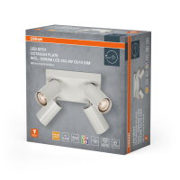 Stropní svítidlo LEDVANCE LED SPOT OCTAGON WHITE Plate 4x3.4W 927 DIM