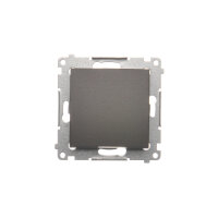 Přepínač křížový, řazení 7, 10AX, 250V~, hnědá matná metalizované DW7.01/X/46